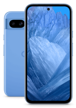 Vorder- und Rückansicht des Google Pixel 8a