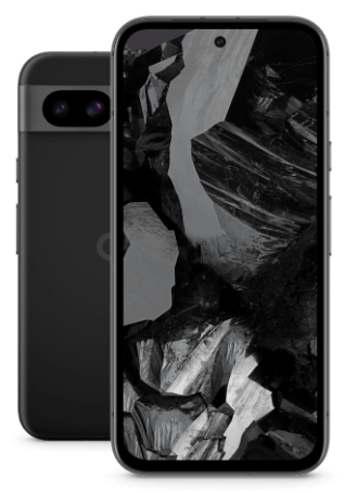 Google Pixel 8a in Front und Rückansicht