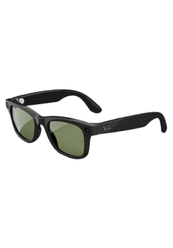 META Ray-Ban Wayfarer shiny black/green