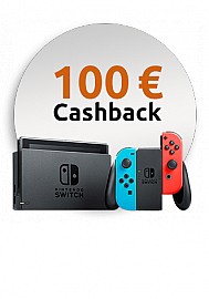 Nintendo Switch Konsole Rot Blau mit 100 EUR Cashback Nintendo Switch Konsole Rot Blau mit 100 EUR Cashback