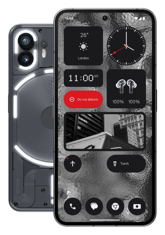 NOTHING Phone (2) 5G 12 GB + 256 GB Grau