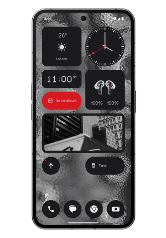 NOTHING Phone (2) 5G 12 GB + 256 GB Grau
