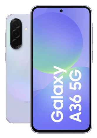 Samsung Galaxy A36 in Blau