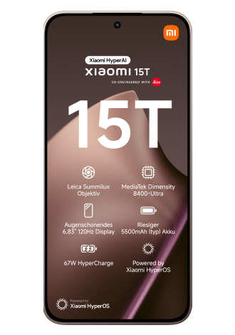 Xiaomi 15T 5G 256 GB Rose Gold