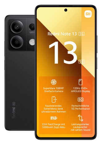 Xiaomi Redmi Note 13 5G 256 GB Black