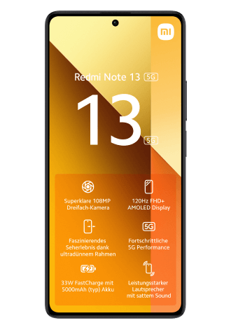Xiaomi Redmi Note 13 5G 256 GB Black