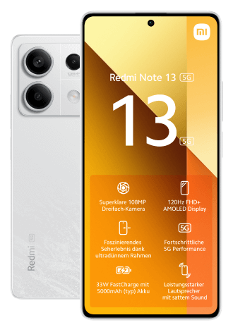 Xiaomi Redmi Note 13 5G 256 GB White