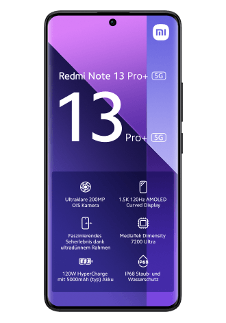 Xiaomi Redmi Note 13 Pro + 5G 256 GB Black