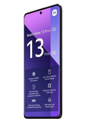 Xiaomi Redmi Note 13 Pro + 5G 256 GB Black