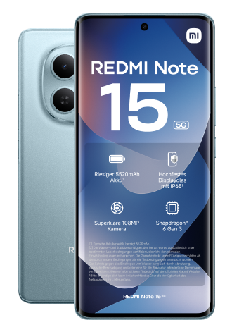 Xiaomi Redmi Note 15 5G 128 GB Glacier Blue