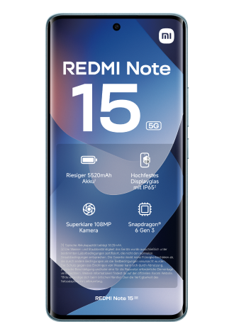 Xiaomi Redmi Note 15 5G 256 GB Glacier Blue