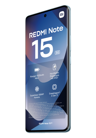 Xiaomi Redmi Note 15 5G 256 GB Glacier Blue