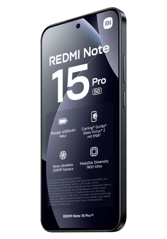 Xiaomi Redmi Note 15 Pro 5G 256 GB Black