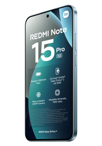 Xiaomi Redmi Note 15 Pro 5G 256 GB Glacier Blue
