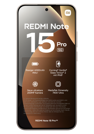 Xiaomi Redmi Note 15 Pro 5G 256 GB Titanium