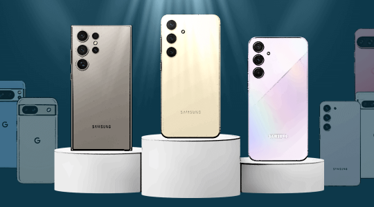 Die 10 beliebtesten Android-Smartphones bei LogiTel