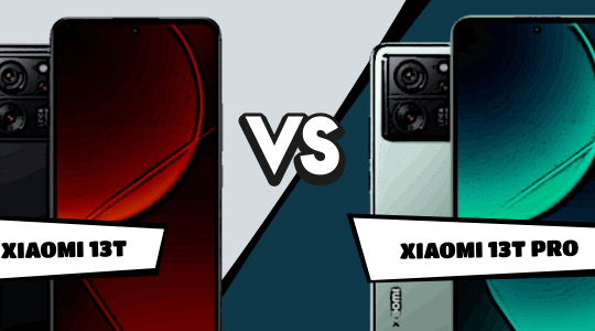 Xiaomi 13T vs. Xiaomi 13T Pro im Comic-Stil gegenübergestellt