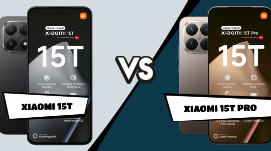 Xiaomi 15T vs. Xiaomi 15T Pro
