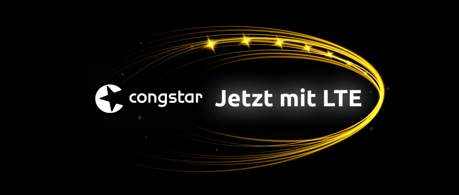 Congstar-LTE congstar-Kunden srufen ab sofort mit LTE-Geschwindigkeit durchs Mobilfunknetz.