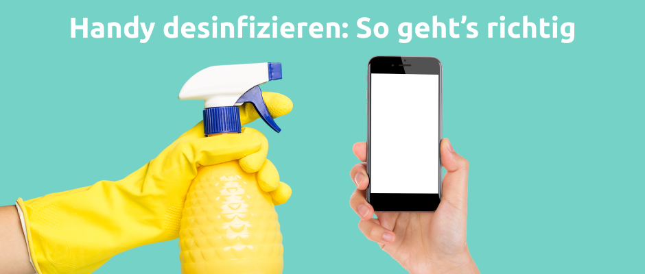 Handy-desinfizieren-LogiTel Handy desinfizieren: Am besten mit einem speziellen Reiniger und Mikrofasertuch.