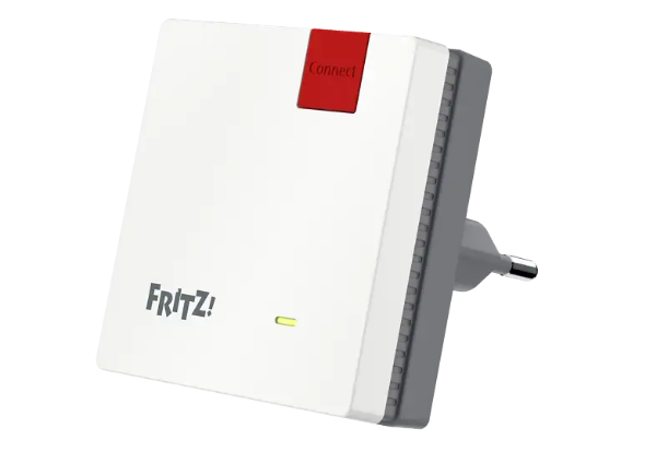 Weißer WLAN-Repeater für die Steckdose von AVM