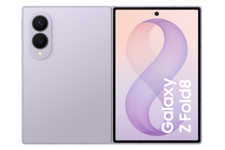 Samsung Galaxy Z Fold8 SM F971B Lavender 180 Open Logoscreen RGB