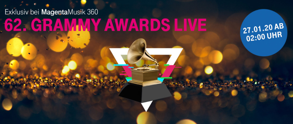Telekom zeigt Grammy Awards im Livestream.