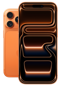 iPhone 17 Pro Vorder- und Rückansicht