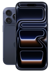 iPhone 17 Pro in Vorder- und Rückansicht