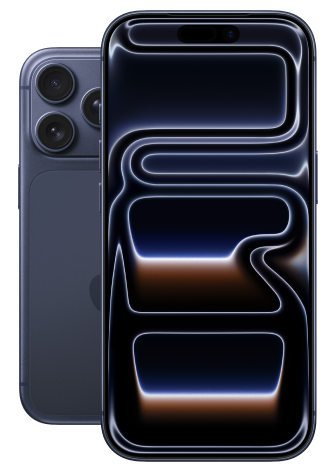 iPhone 17 Pro in Vorder- und Rückansicht