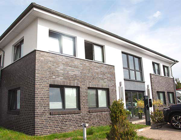 Das Bürogebäude von LogiTel in Neumünster