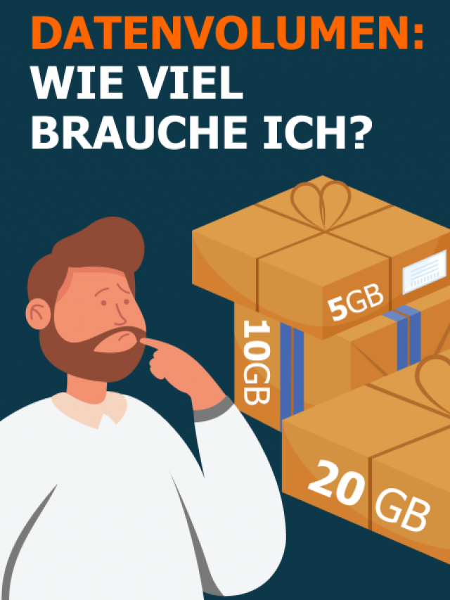Datenvolumen: Wie viel brauche ich für mein Smartphone?