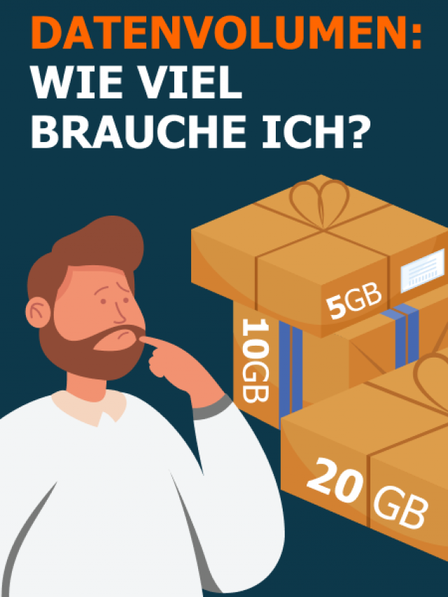 Datenvolumen: Wie viel brauchst Du für Dein Smartphone?