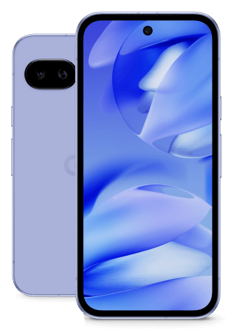 Vor- und Rückseite Google Pixel 9a.