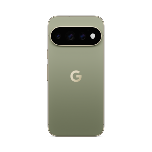 Rückseite des Google Pixel 11 Pro in der Farbe Olive