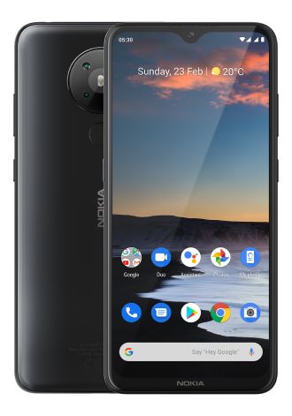 Vor- und Rückseite des Nokia 5.3