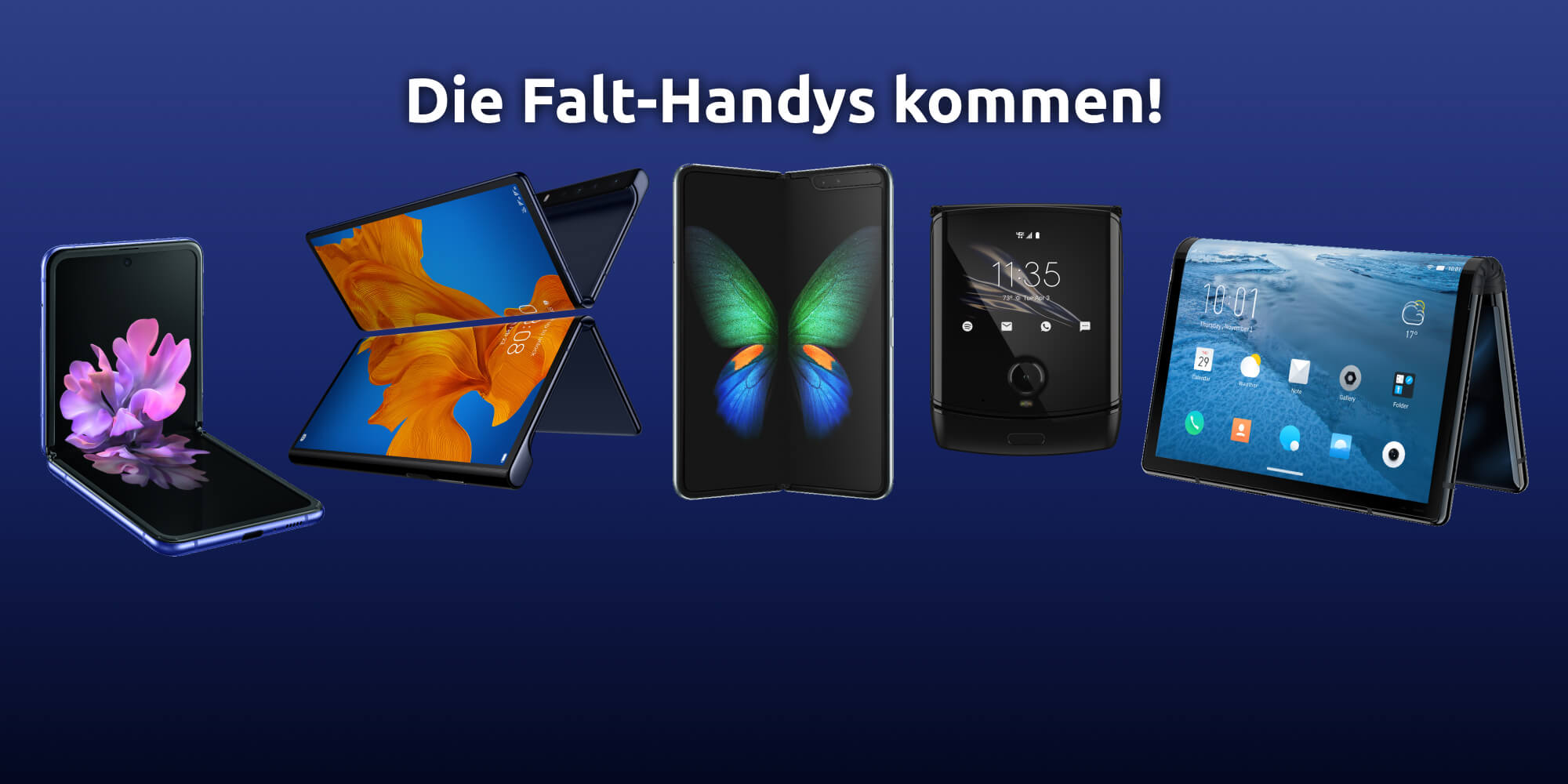 Faltbare Handys Revolutionieren Sie Die Smartphone Welt