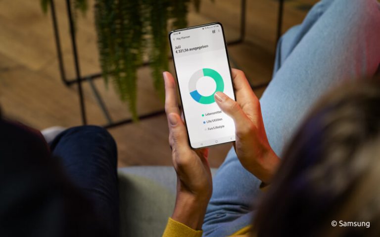 Mit dem Zahlungsplaner von Samsung Pay behältst Du Deine Ausgaben im Blick.