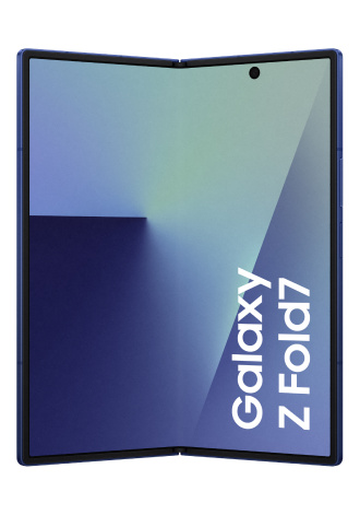 samsung galaxy z fold7 blue shadow front new