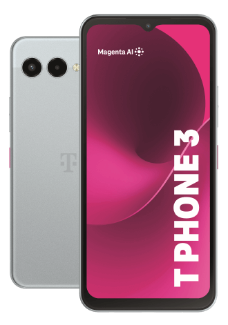 Vor- und Rückseite des T Phone 3