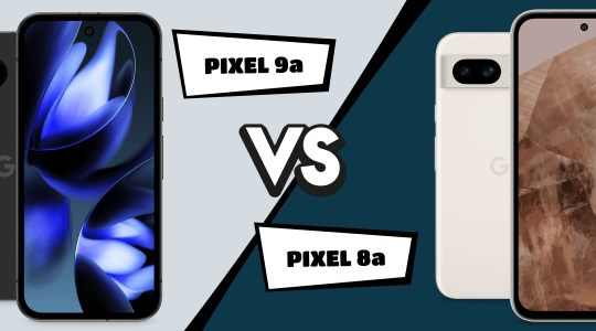 Google Pixel 9a vs. Google Pixel 8a im Vergleich