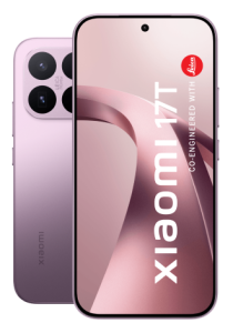 Vor- und Rückseite des Xiaomi 17T in der Farbe Violet