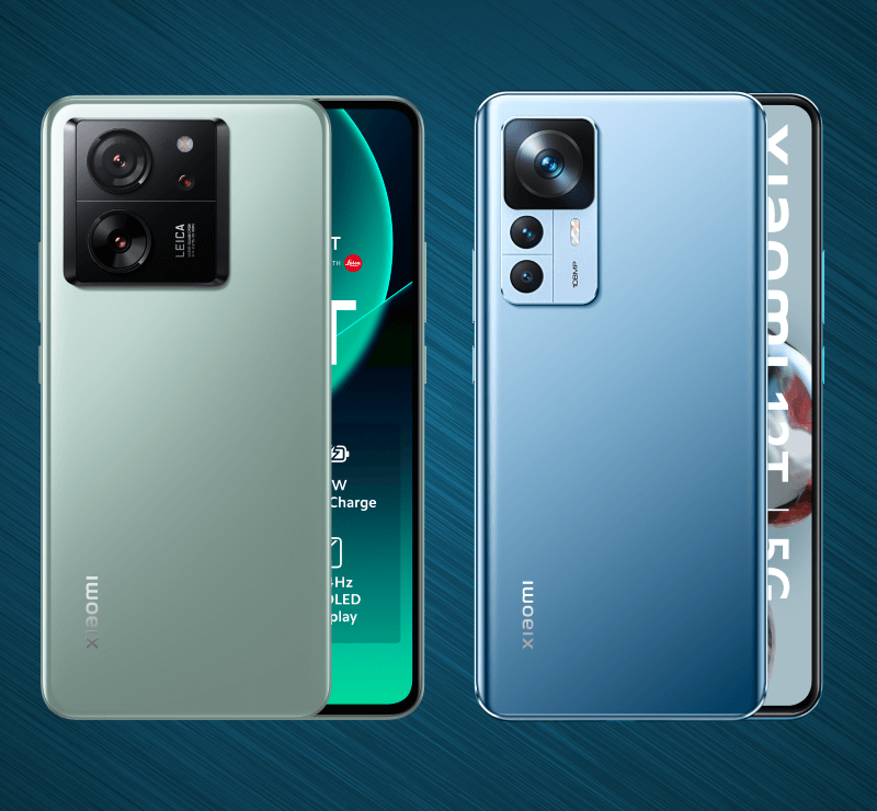 Im Vergleich: Xiaomi 13T und Vorgänger Xiaomi 12T