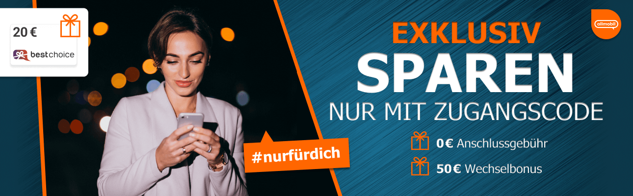 Login zur Aktion von allmobil