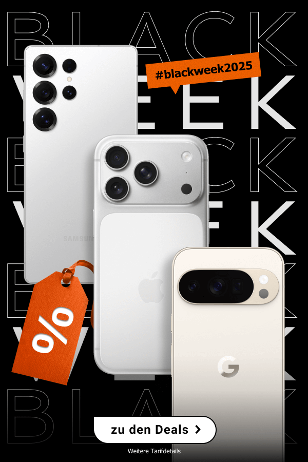 Die Black Week ist gestartet! Jetzt top Deals sichern!