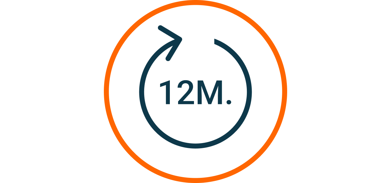 Symbol mit Verlinkung zu den Tarifen mit 12 Monaten Laufzeit