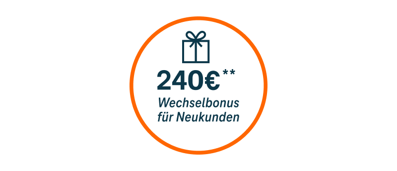Bis zu 240 Euro Cashback 