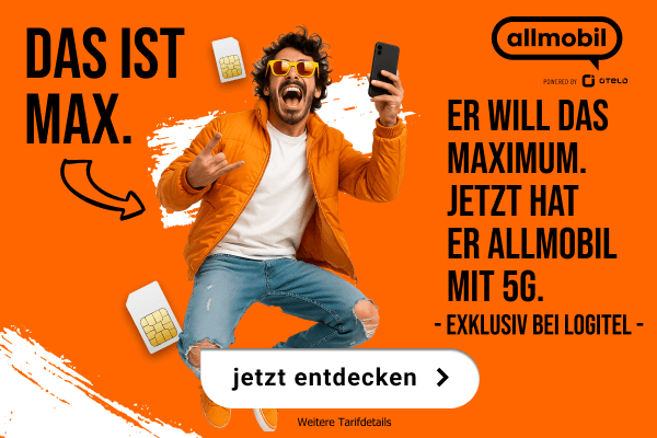 Hole Dir einen Allmobil Tarif - jetzt mit 5G, schon ab 4 Euro 99