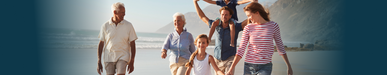 Eine Familie am Strand - so viele Vorteile f�r die Familie