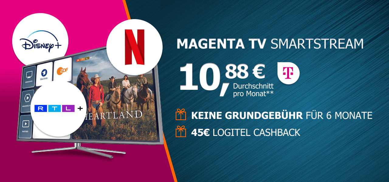 Telekom Magenta TV SmartStream fr effektiv 10,88 mtl.